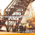 wrought iron staircase design/steel stair